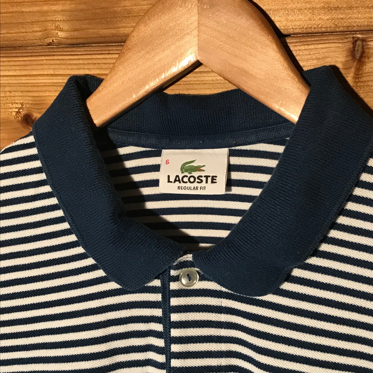 Lacoste Essentials Striped polo t shirt