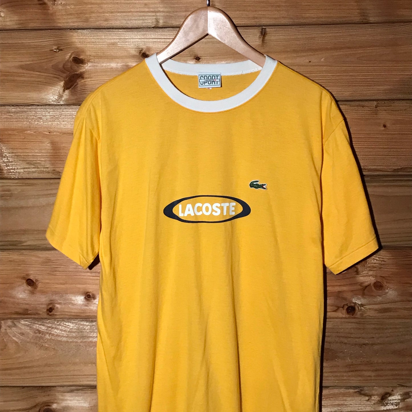 90s Lacoste Sport Centre Spellout t shirt