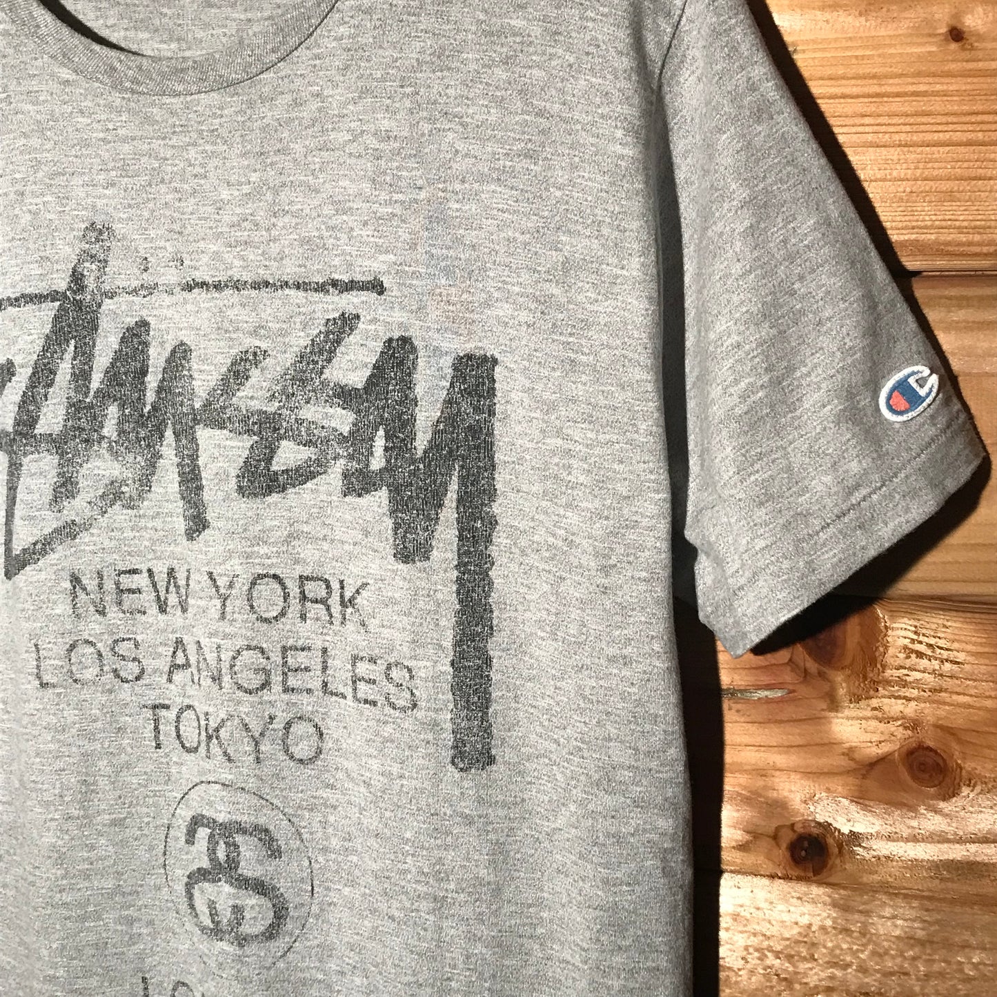 2015 Stüssy x Champion Rochester Collection World Tour t shirt