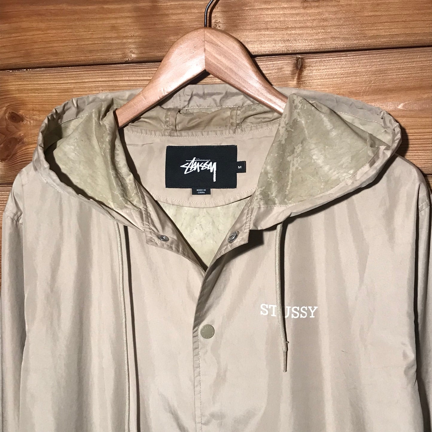 Stüssy Spellout longline parka jacket