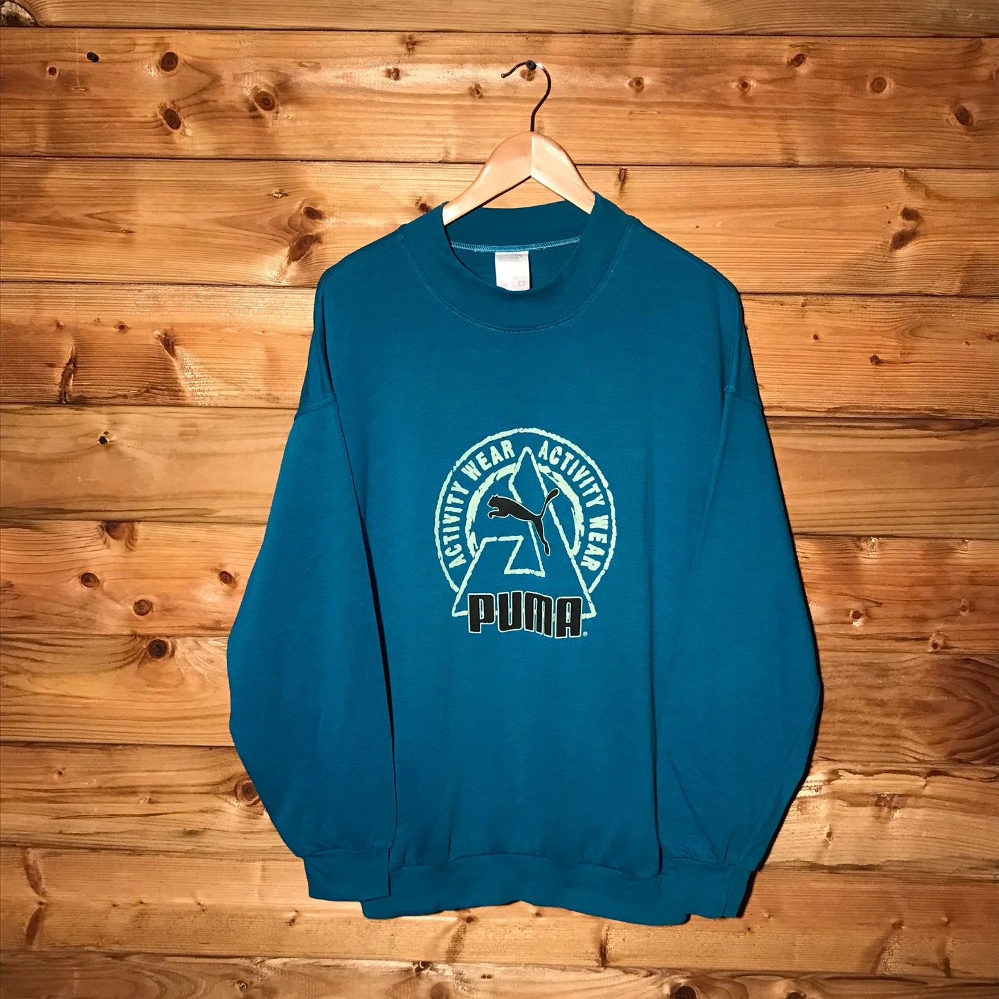 90s Puma Activity Wear Centre Spellout sweatshirt