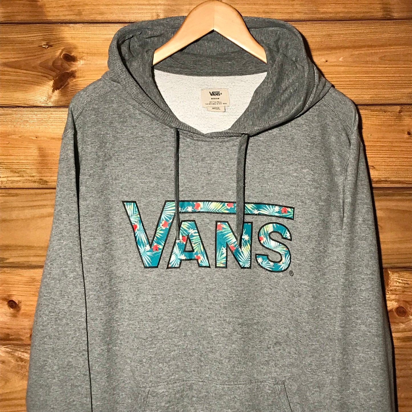 Vans Floral Centre Spellout hoodie