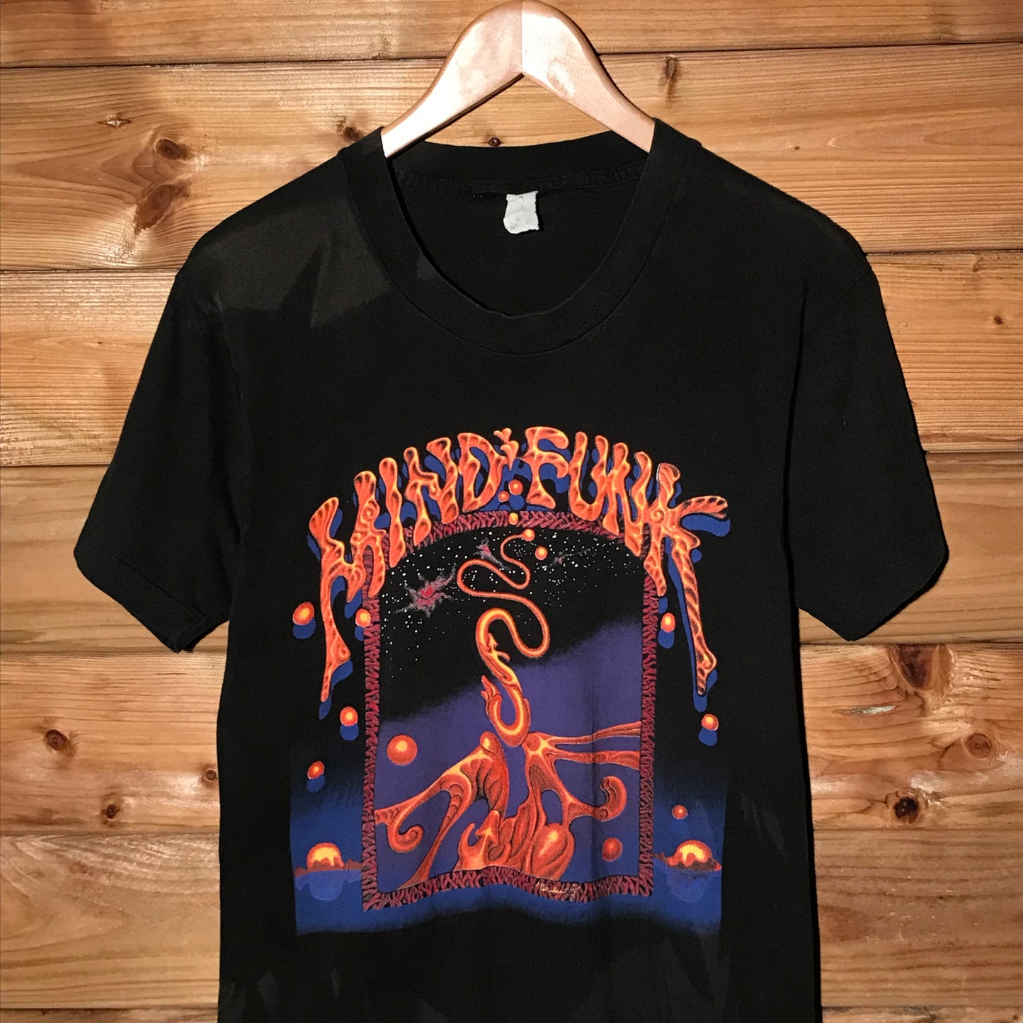 1991 Mindfunk Mindfunk Album Art Spellout t shirt