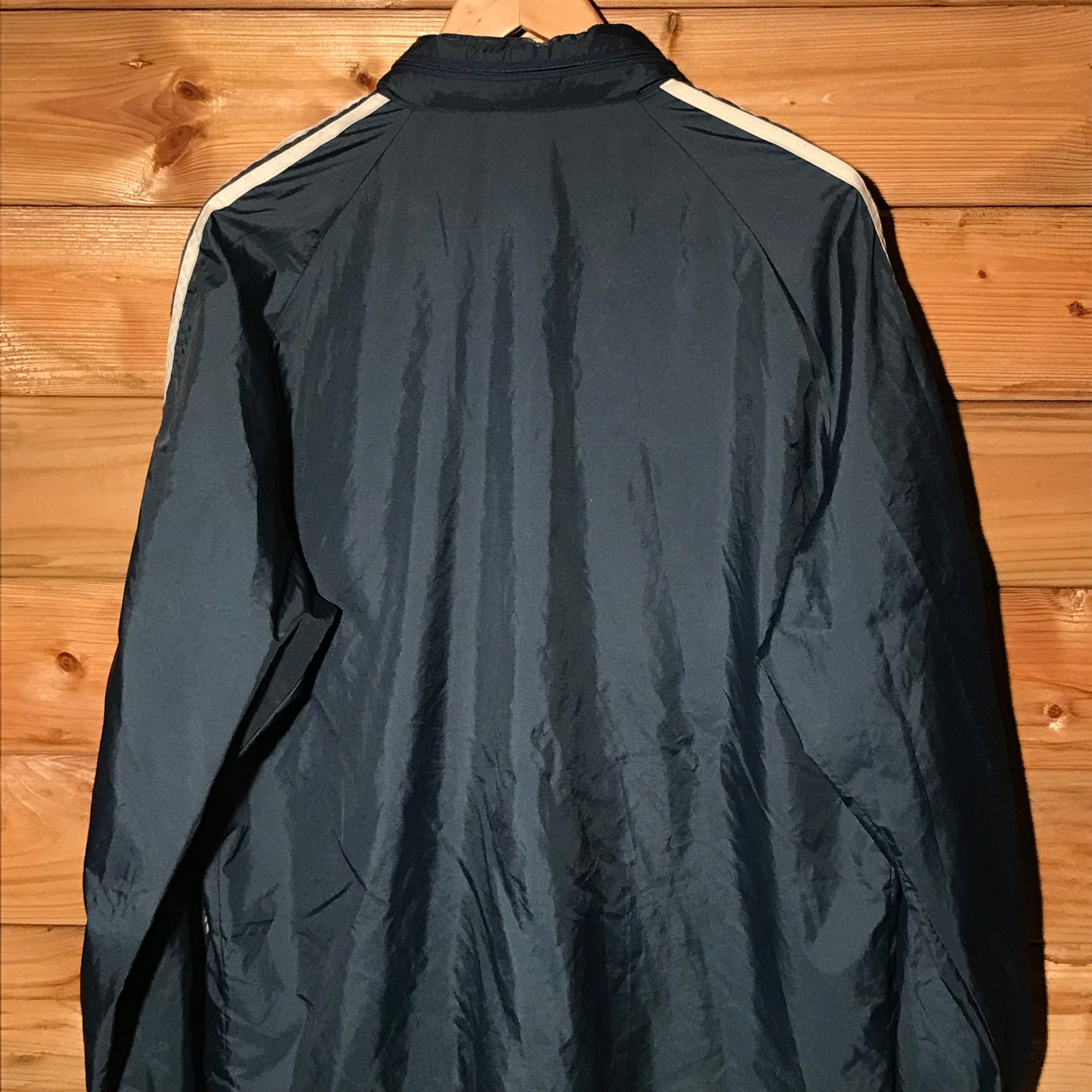 80s Adidas Boomgaarden Striped windbreaker jacket