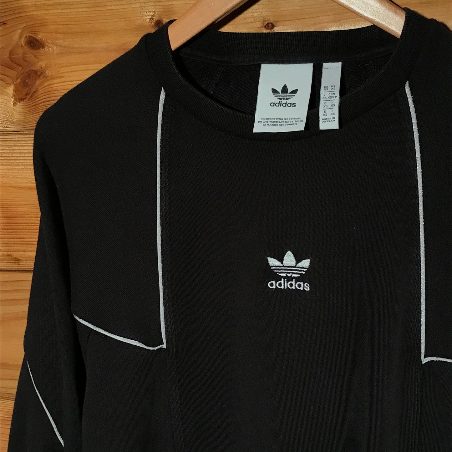 Adidas Trefoil Outline Striped sweatshirt