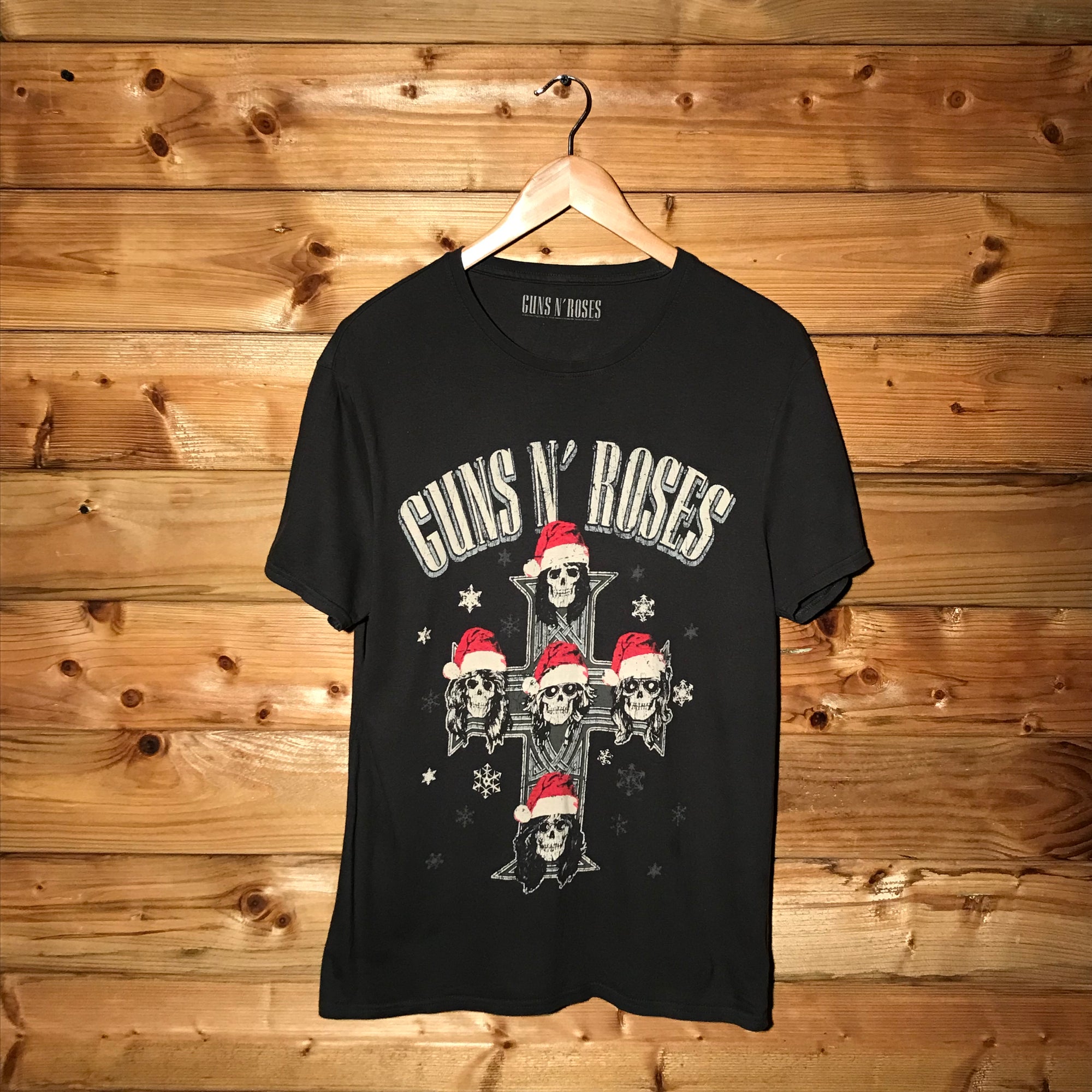 2015 Guns N Roses Christmas Cross t shirt