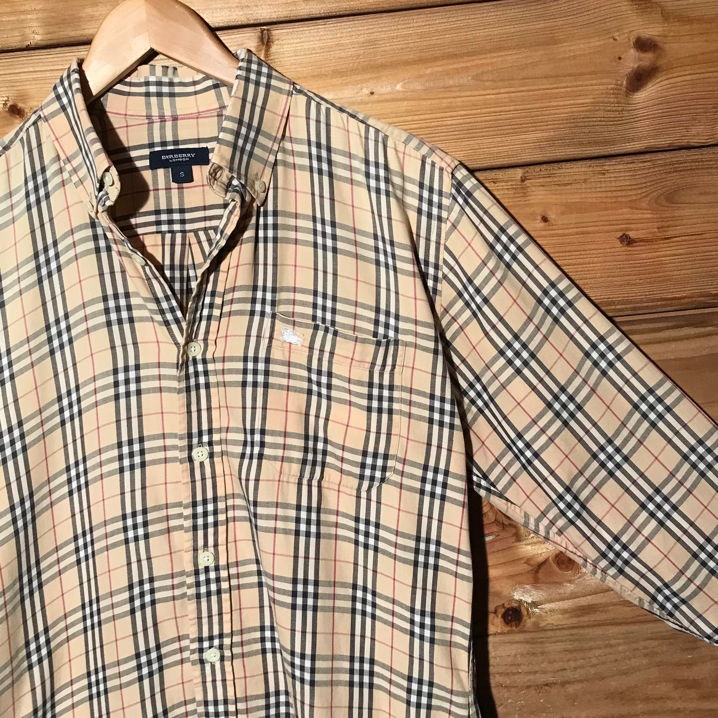 Burberry Nova Check Pattern long sleeve button up shirt