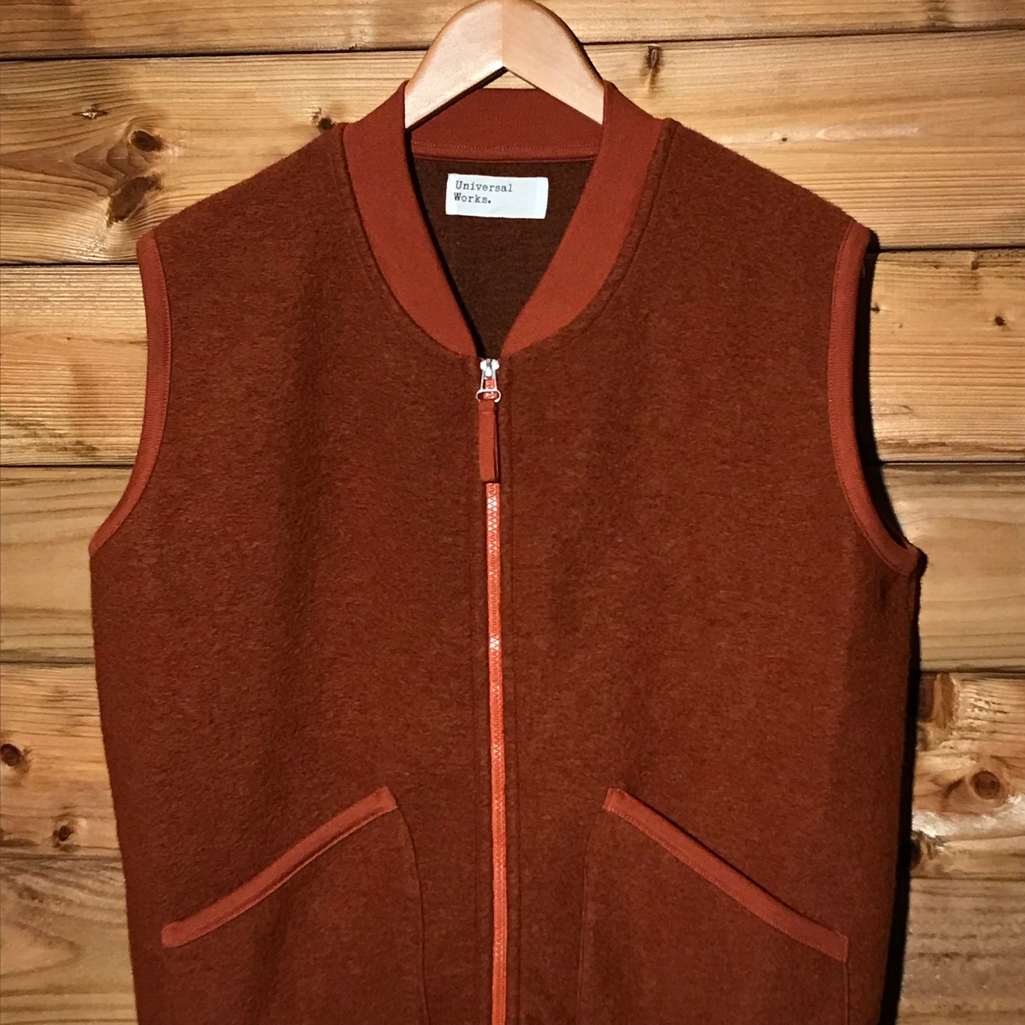 Universal Works Wool Fleece Waistcoat gilet