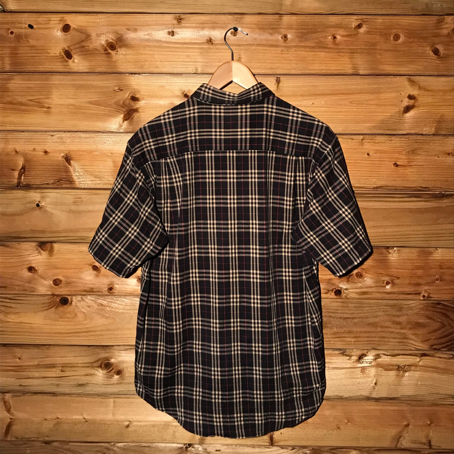 Burberry Nova Check Pattern short sleeve button up shirt