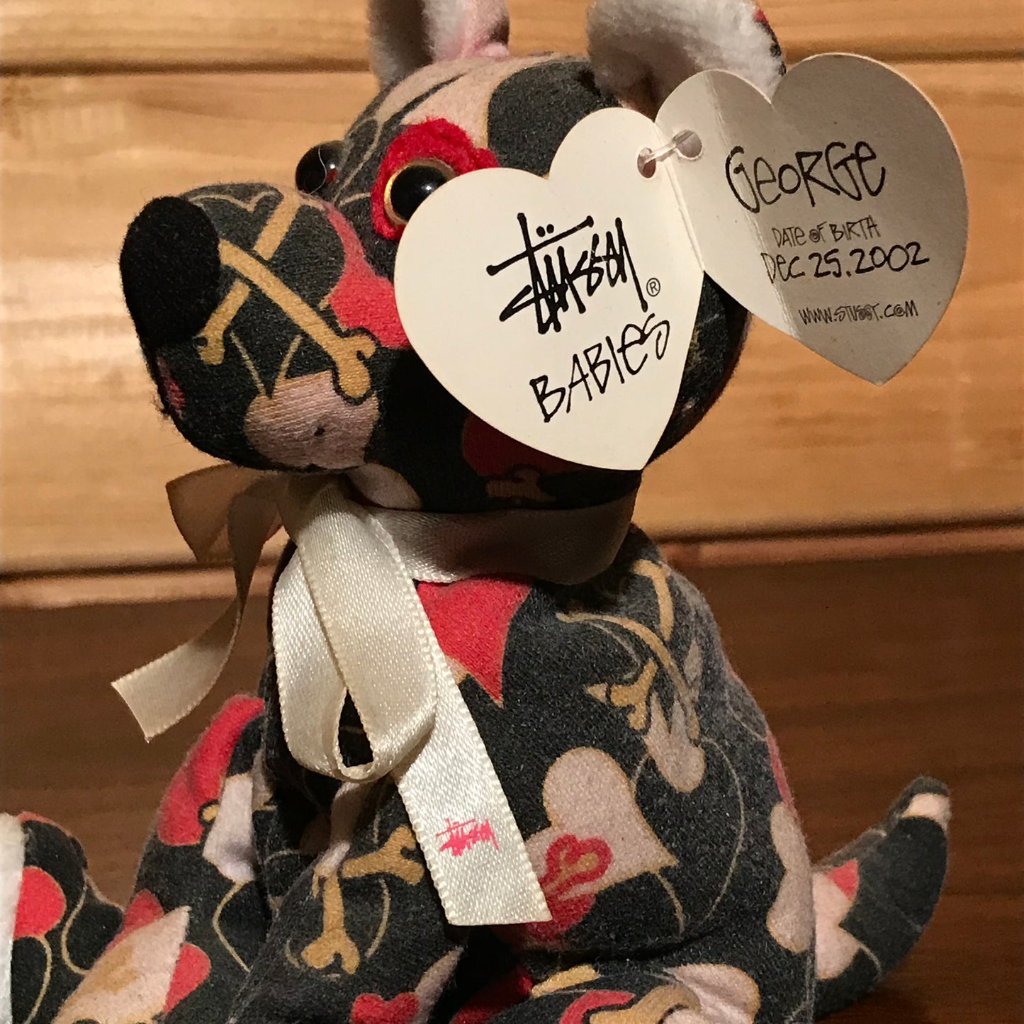 2002 Stüssy Babies Dog Plush Toy