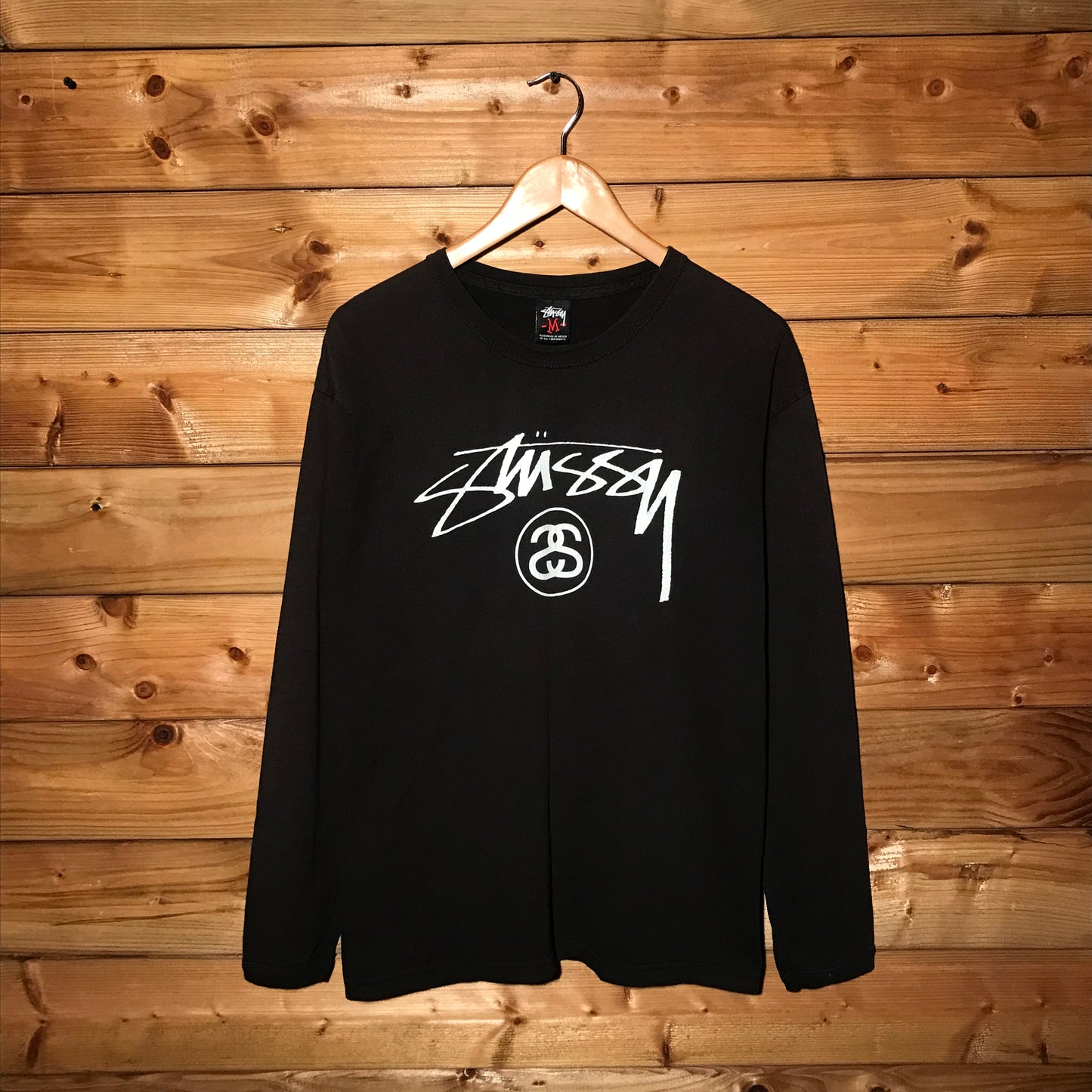 Stüssy Script and Link Logo long sleeve t shirt