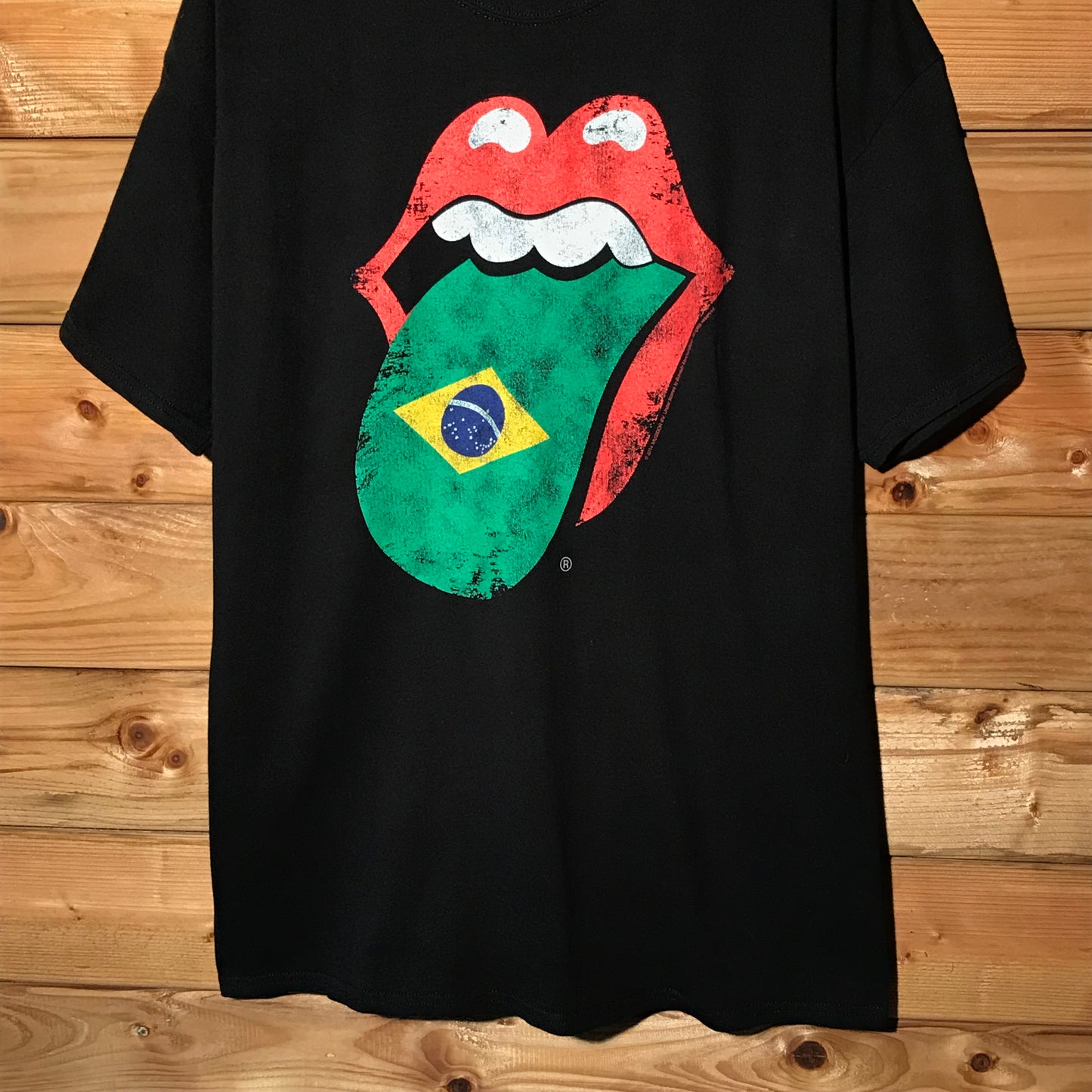 2013 The Rolling Stones Brazil Tongue and Lip t shirt