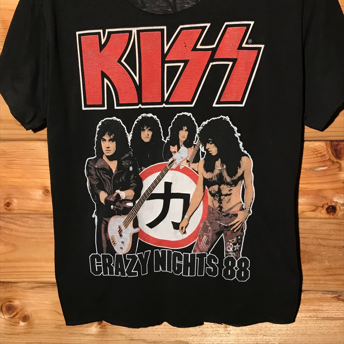 1988 Kiss Crazy Nights World Tour t shirt