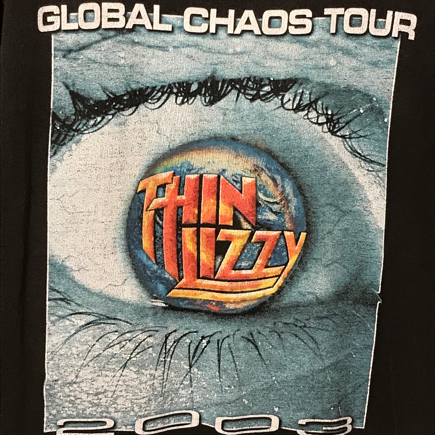 2003 Thin Lizzy Global Chaos World Tour t shirt