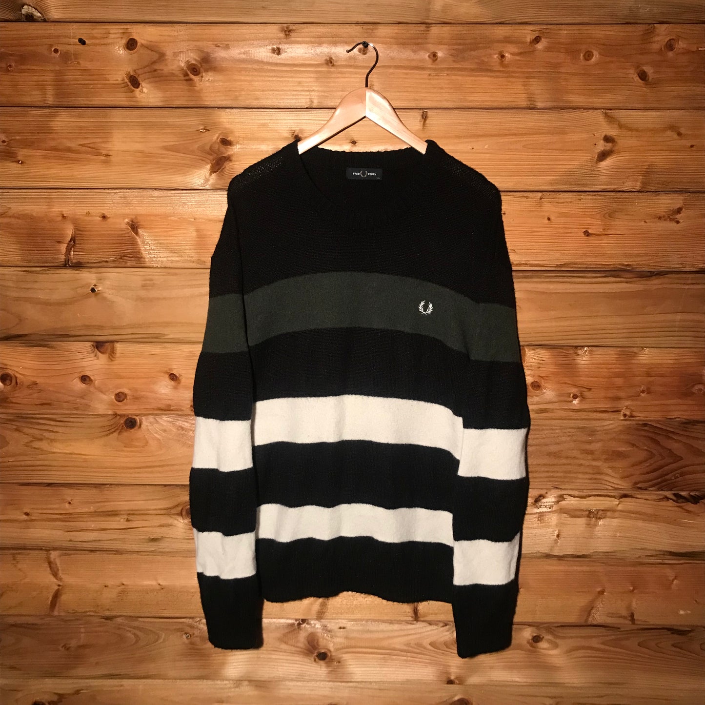 Fred Perry Striped knit sweatshirt