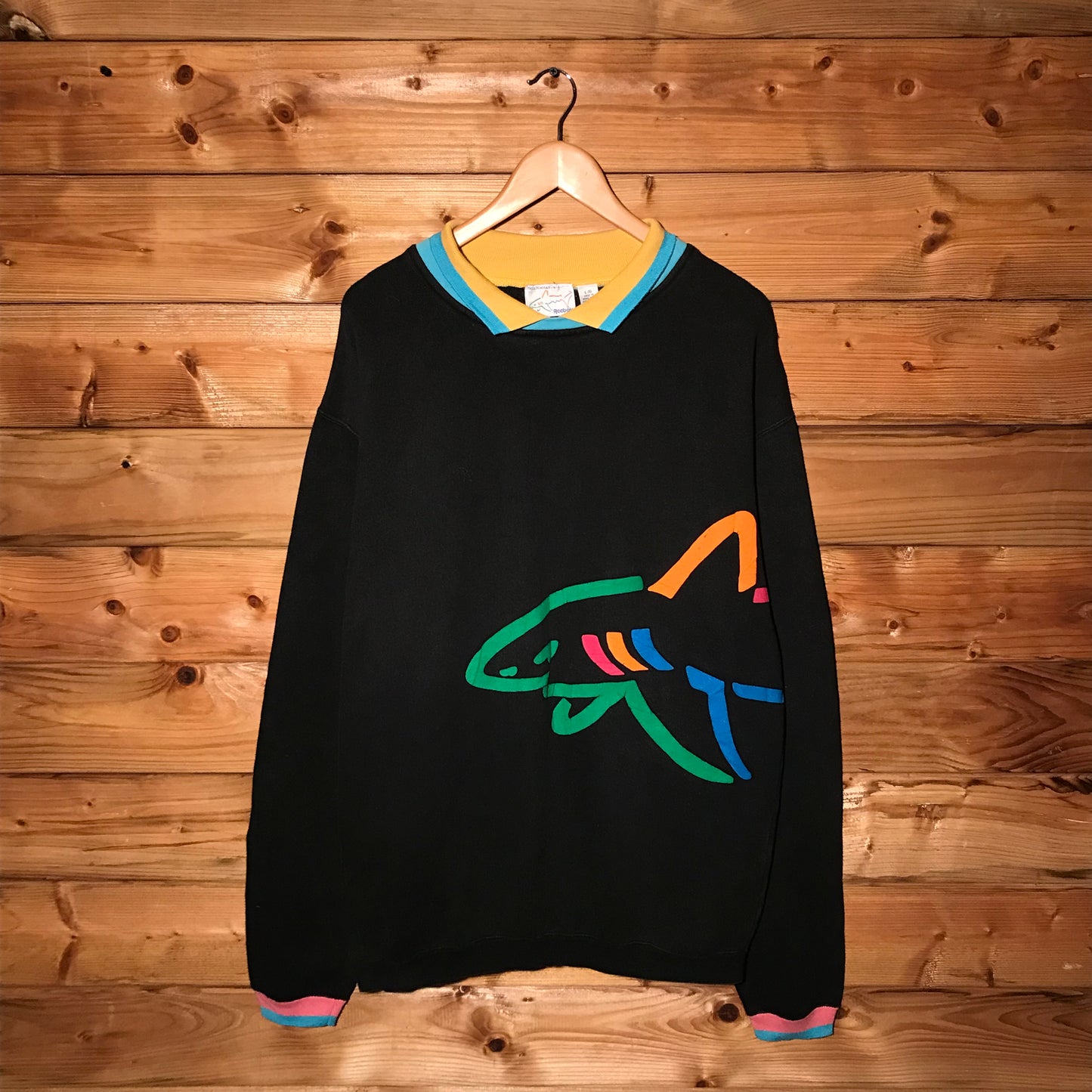 90s Reebok Greg Norman Collection Big Shark sweatshirt