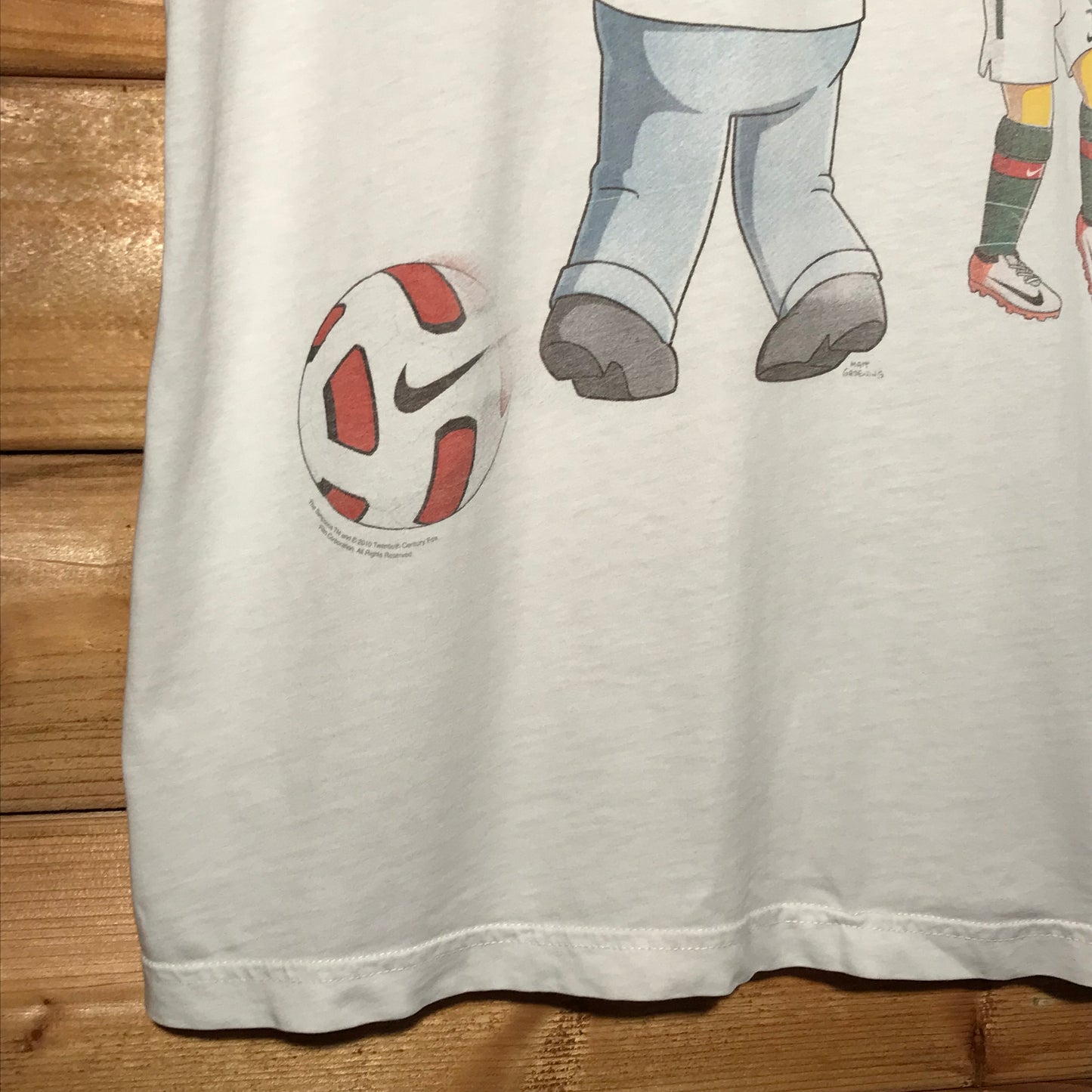 2010 Nike The Simpsons Ronal-d'oh! t shirt