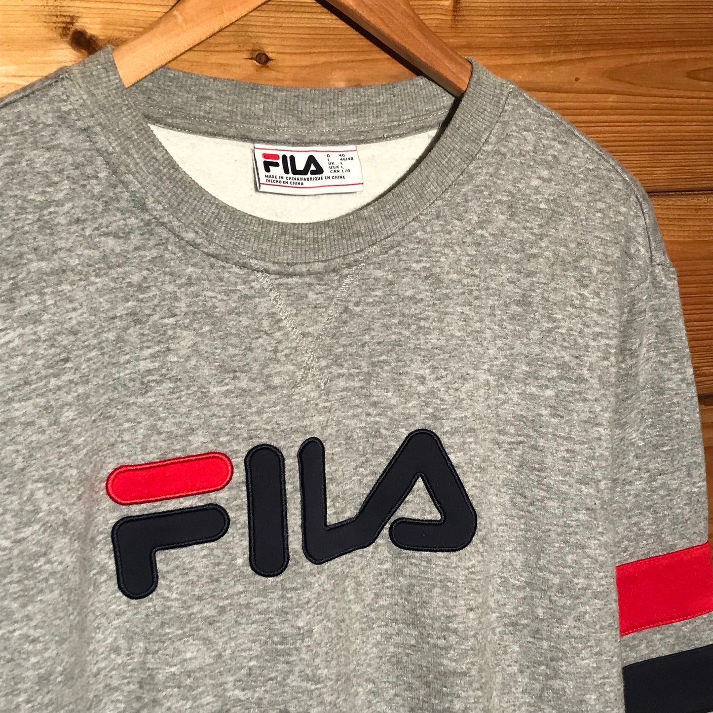 Fila Striped Sleeves Spellout sweatshirt