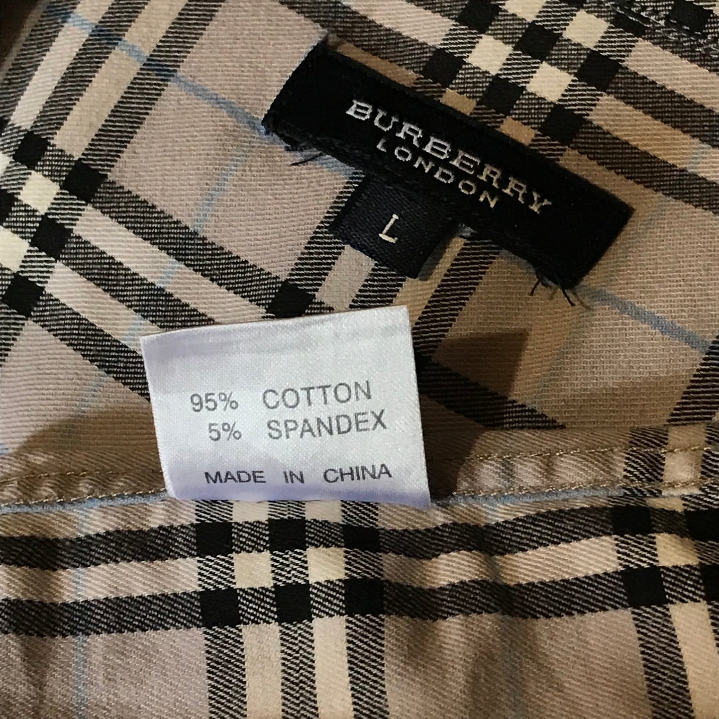 Burberry Nova Check Pattern short sleeve button up shirt