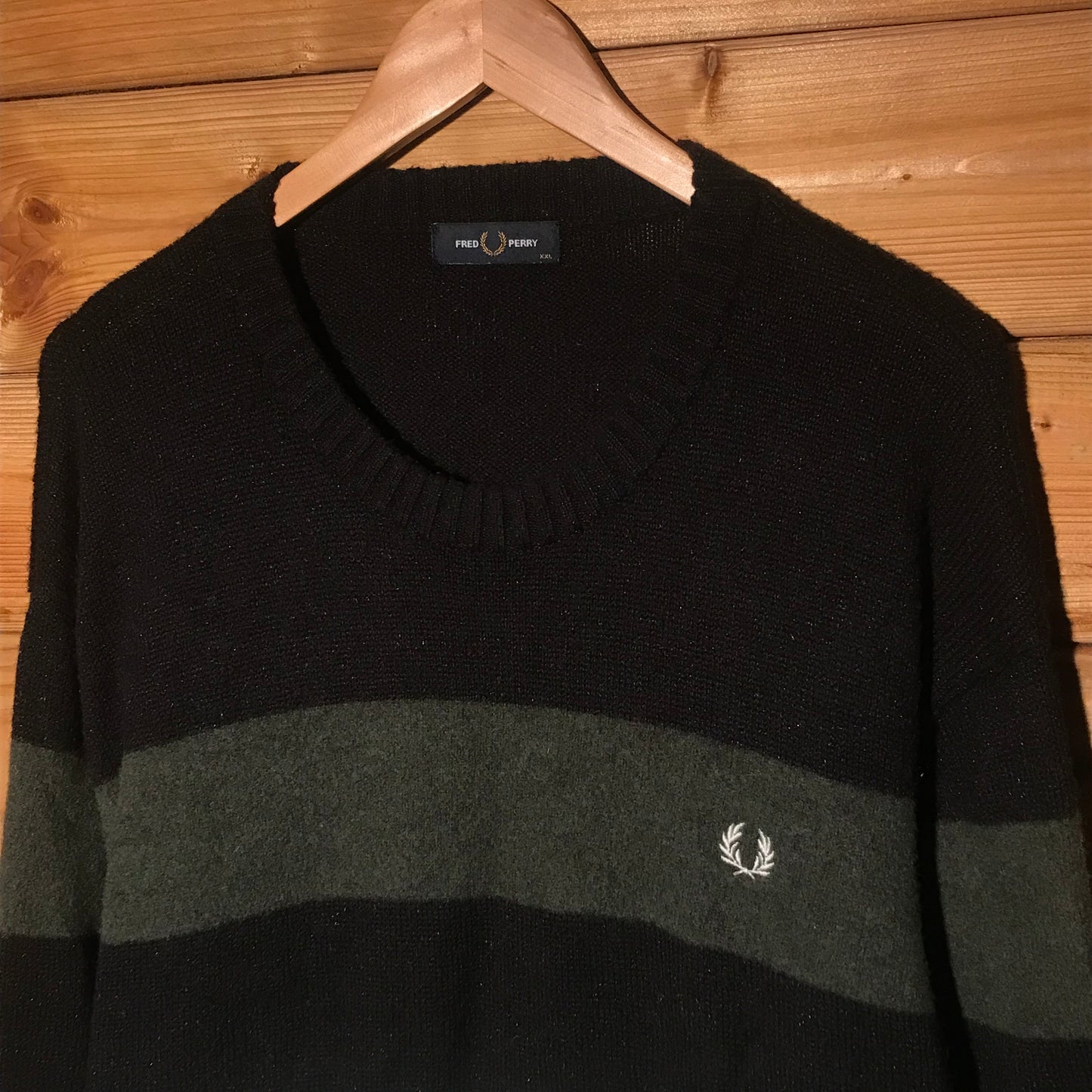 Fred Perry Striped knit sweatshirt