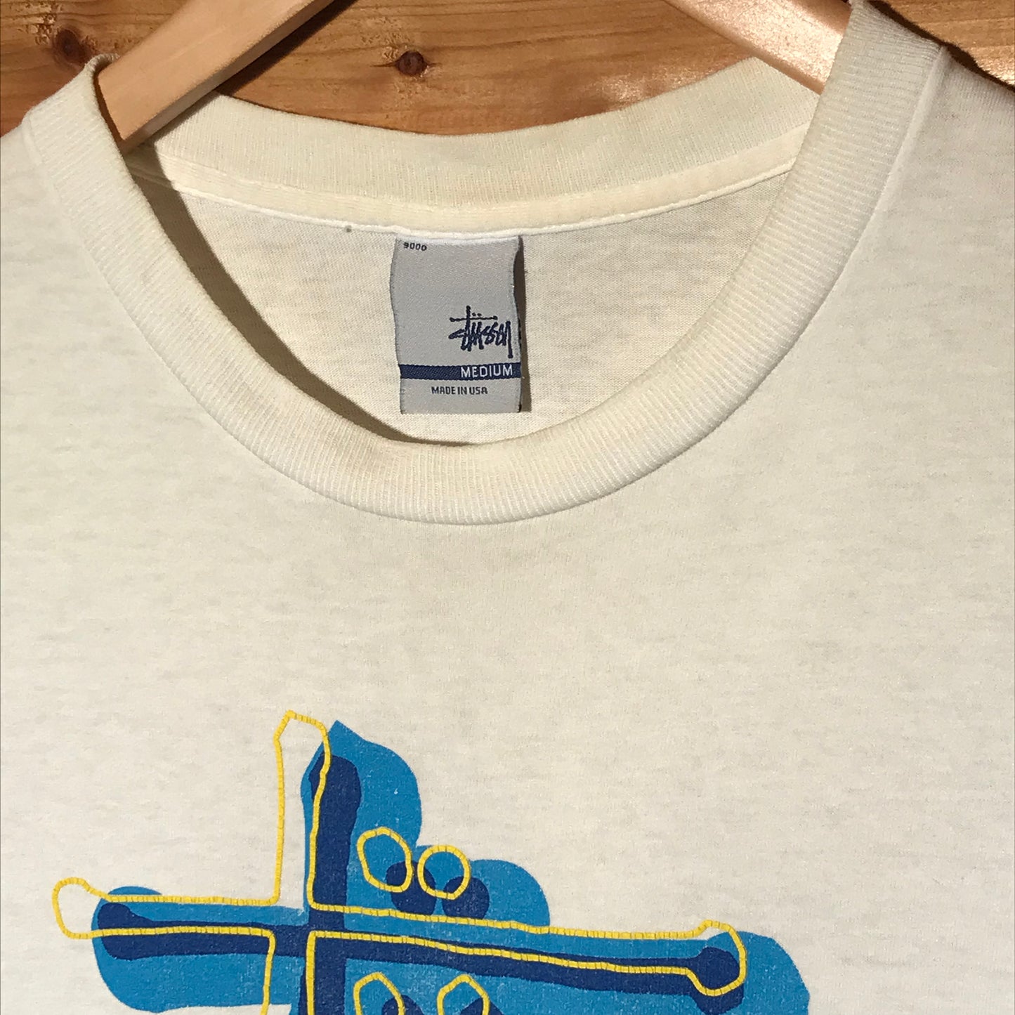 Stüssy 3D Outlined Script Spellout t shirt