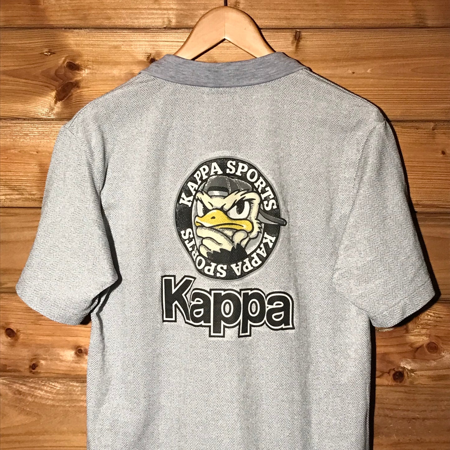 90s Kappa Sports Centre Spellout Ostrich polo t shirt