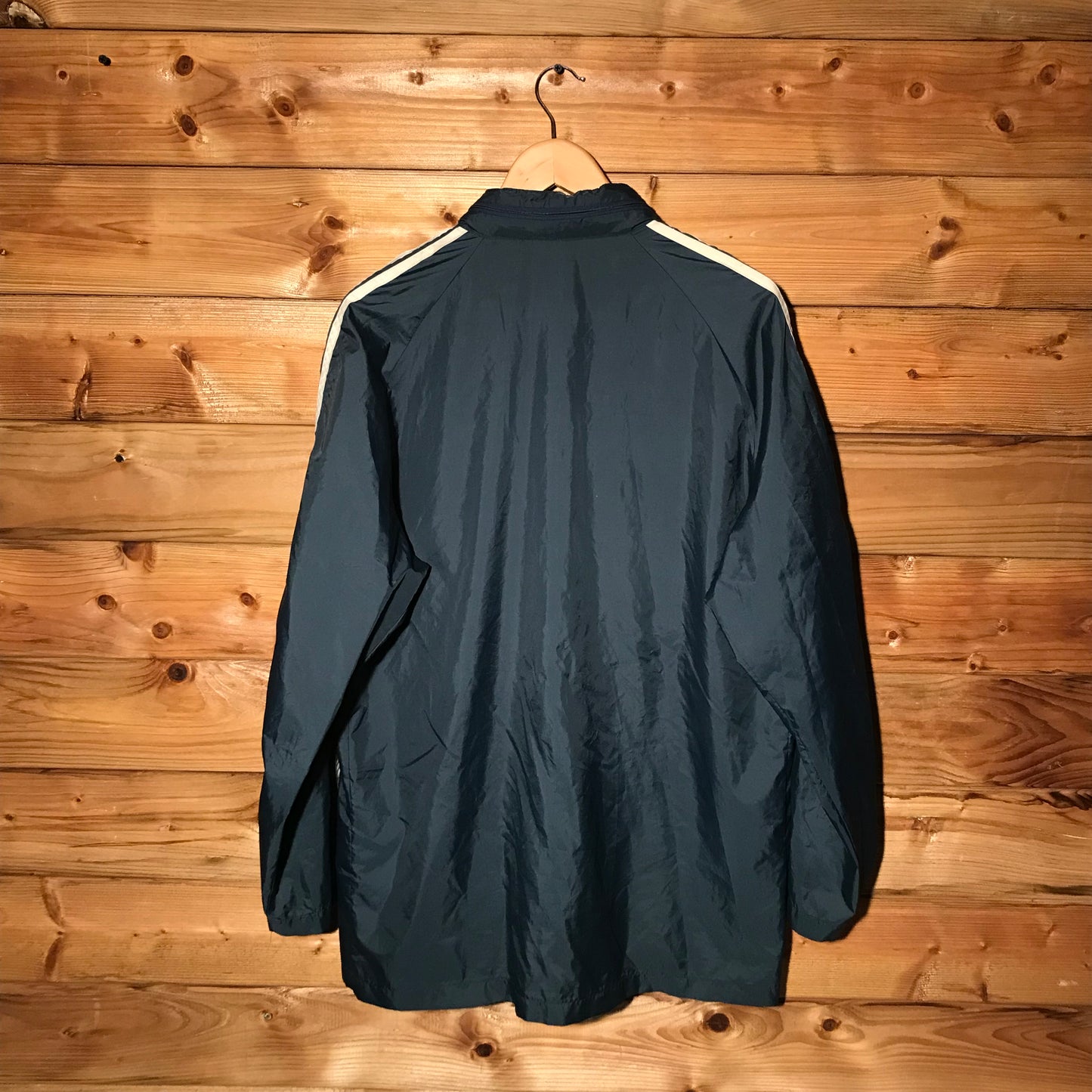 80s Adidas Boomgaarden Striped windbreaker jacket