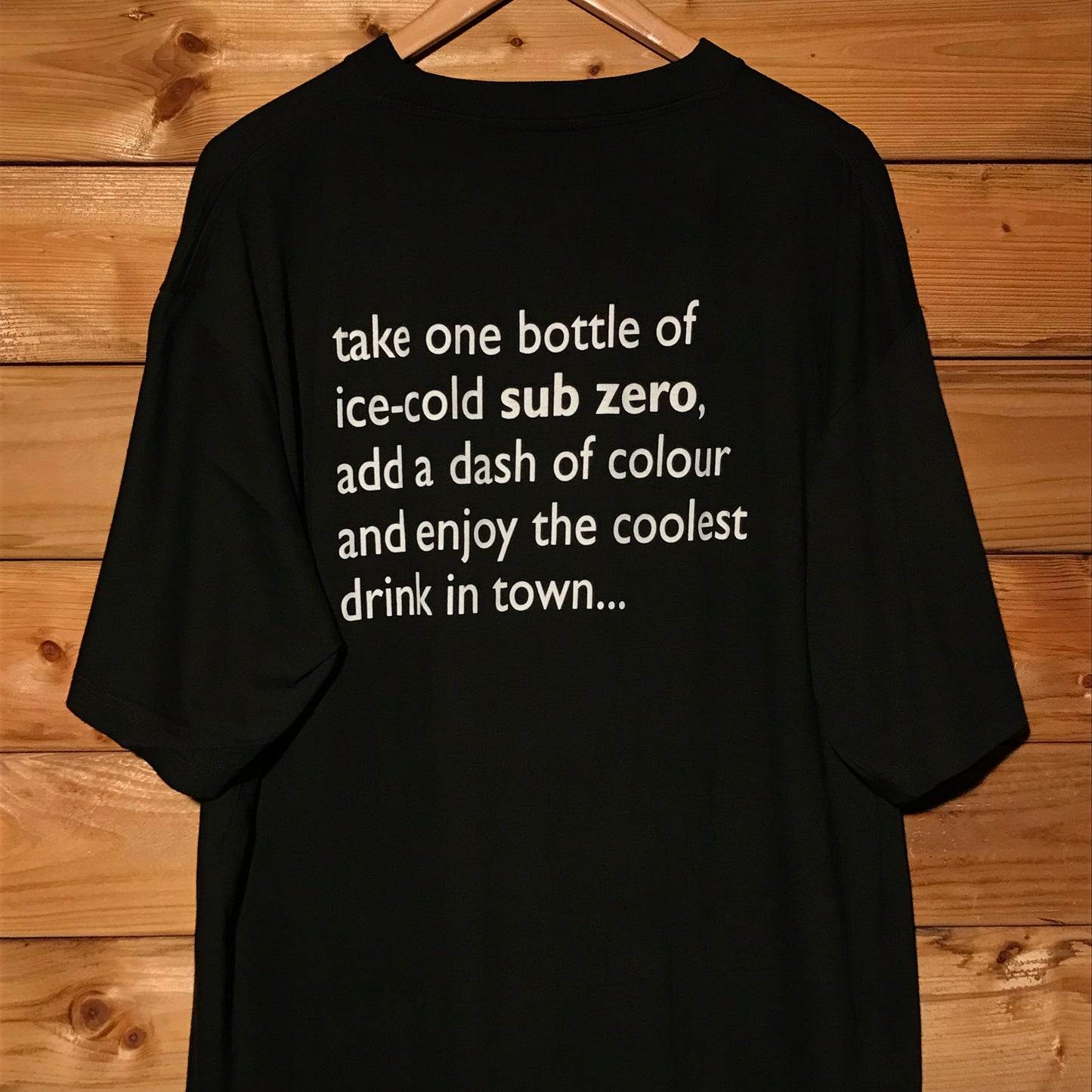 90s Sub Zero Alcoholic Soda Promo t shirt