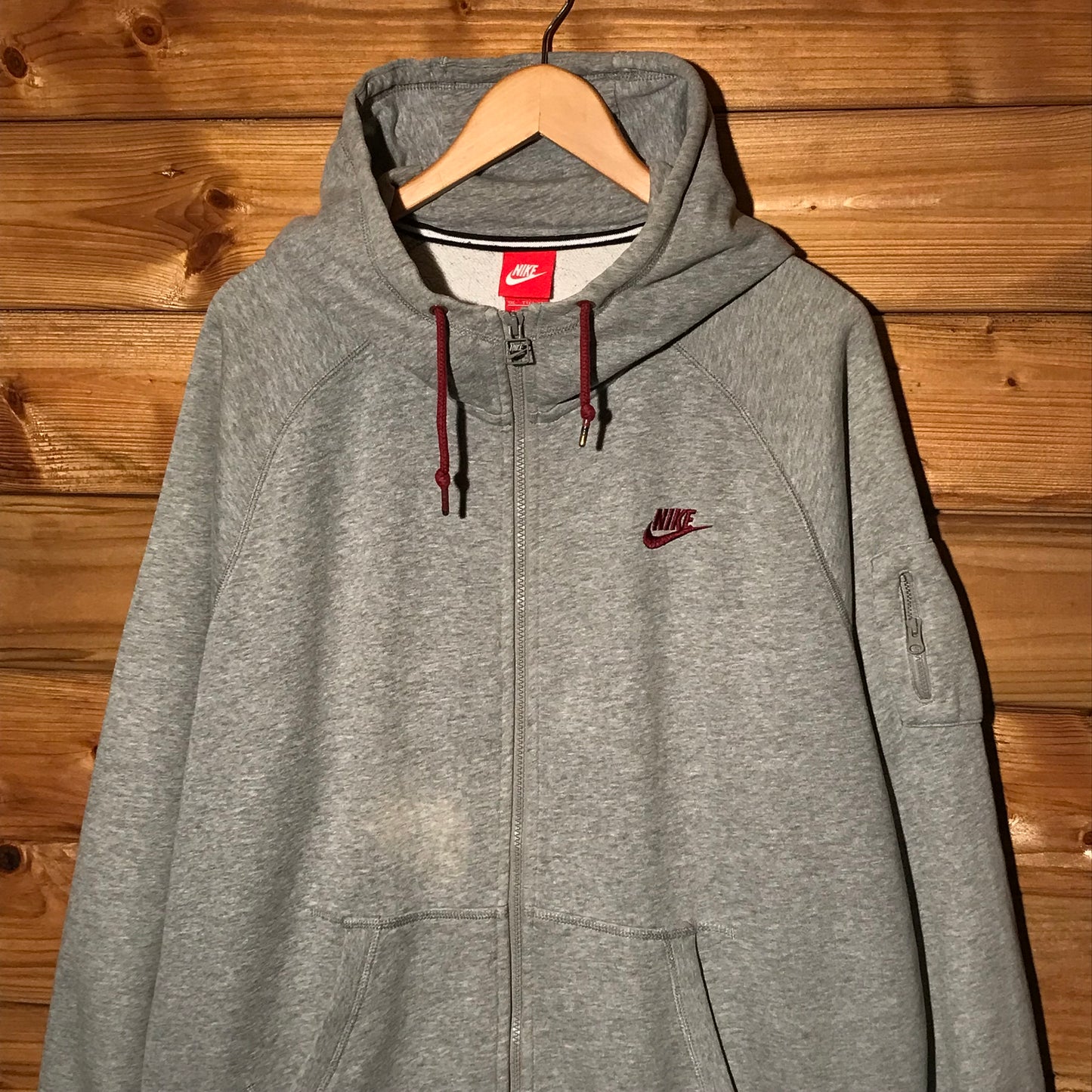 2014 Nike Corner Swoosh Essentials Cargo zip up hoodie