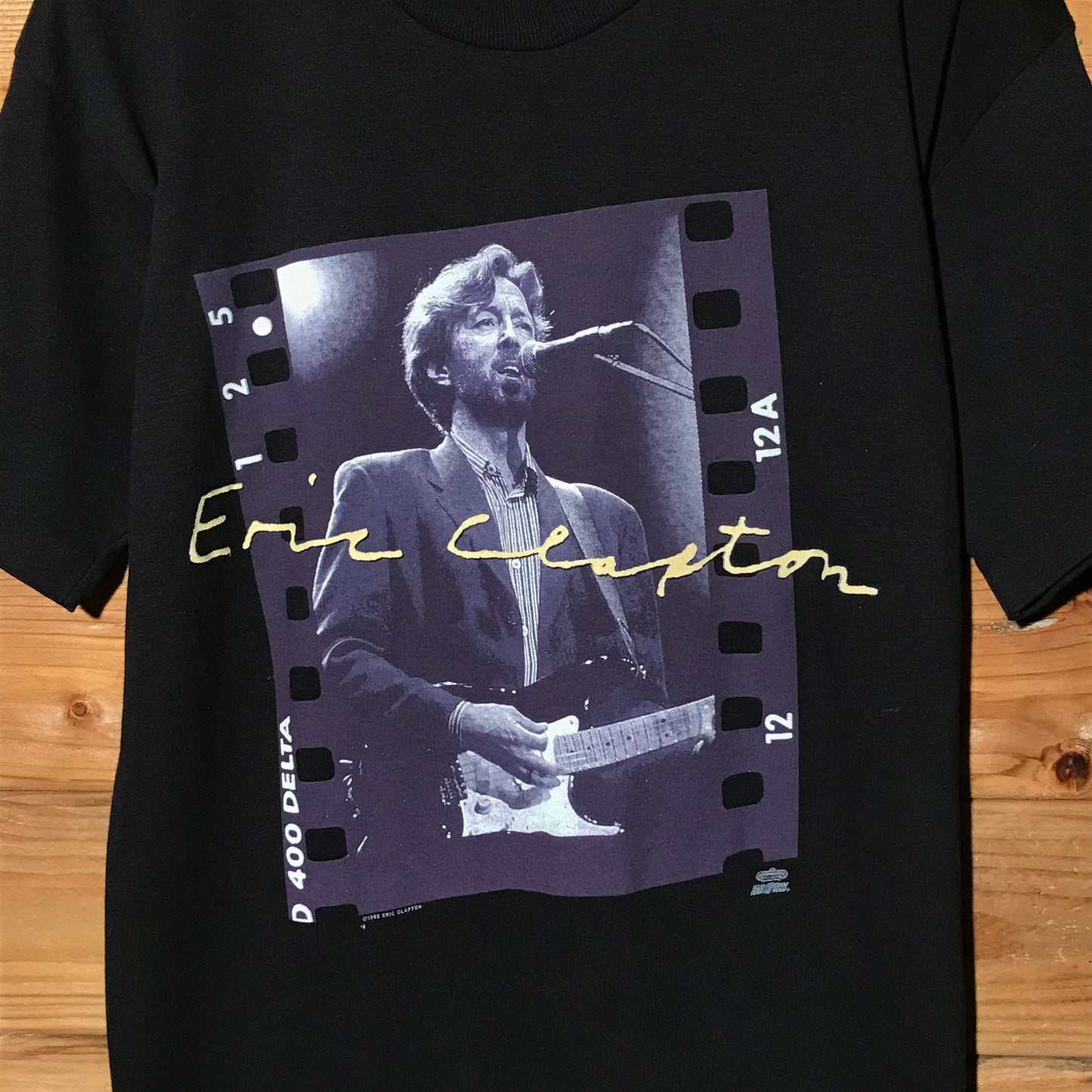 1992 Eric Clapton Film Reel Photo t shirt