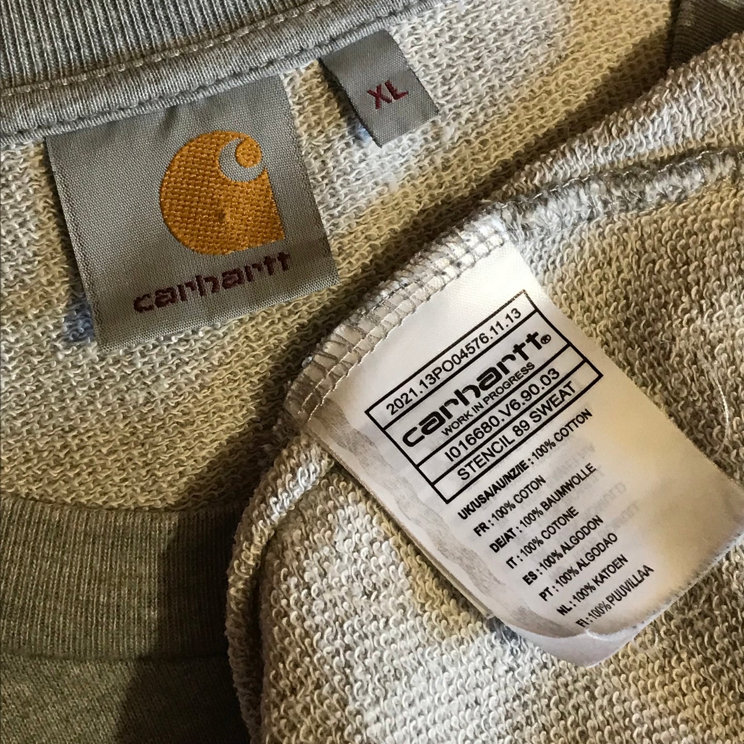 Carhartt WIP Stencil 89 Spellout sweatshirt