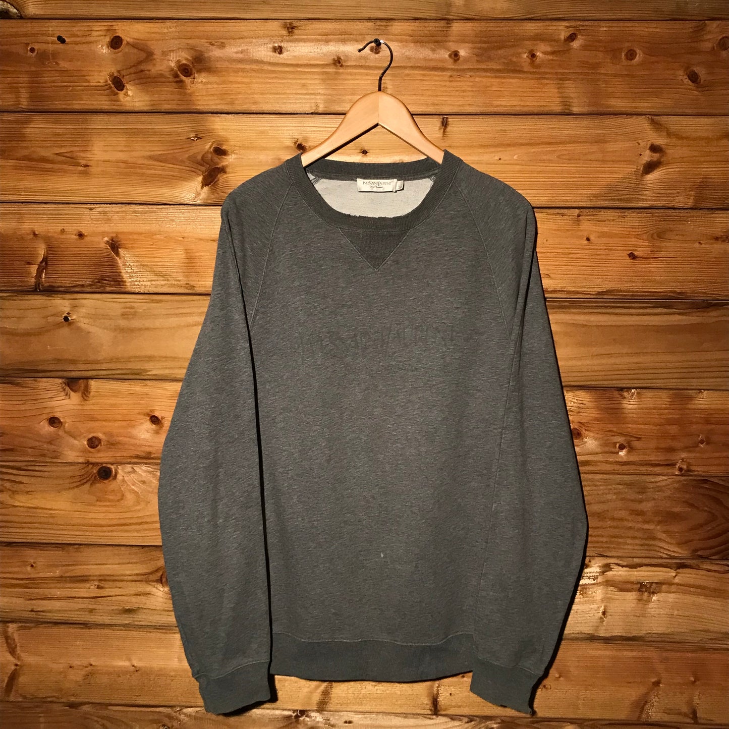 Yves Saint Laurent Tonal Centre Spellout sweatshirt