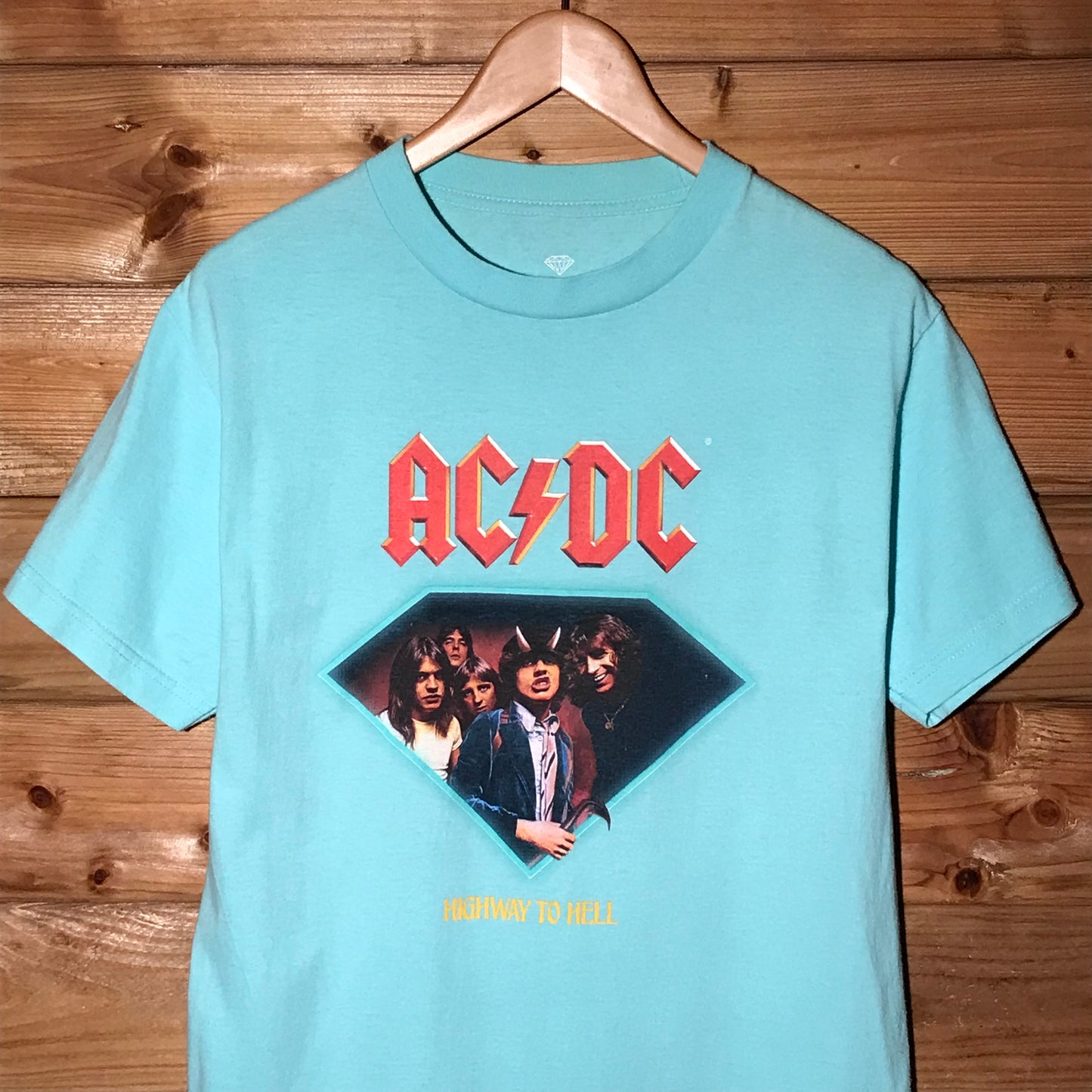 Diamond Supply Co x AC/DC Highway to Hell t shirt