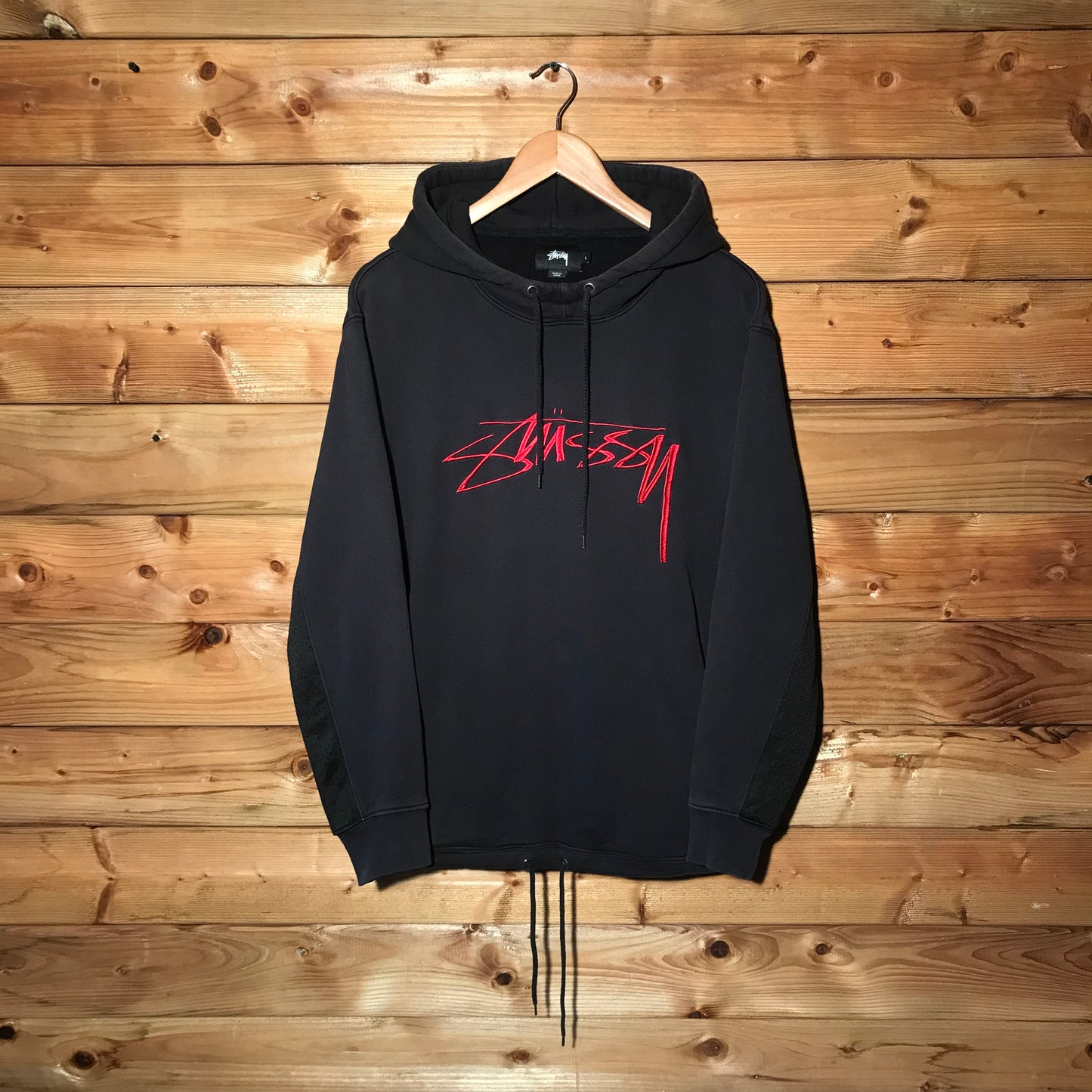 Stüssy Mesh Hybrid Thin Script hoodie