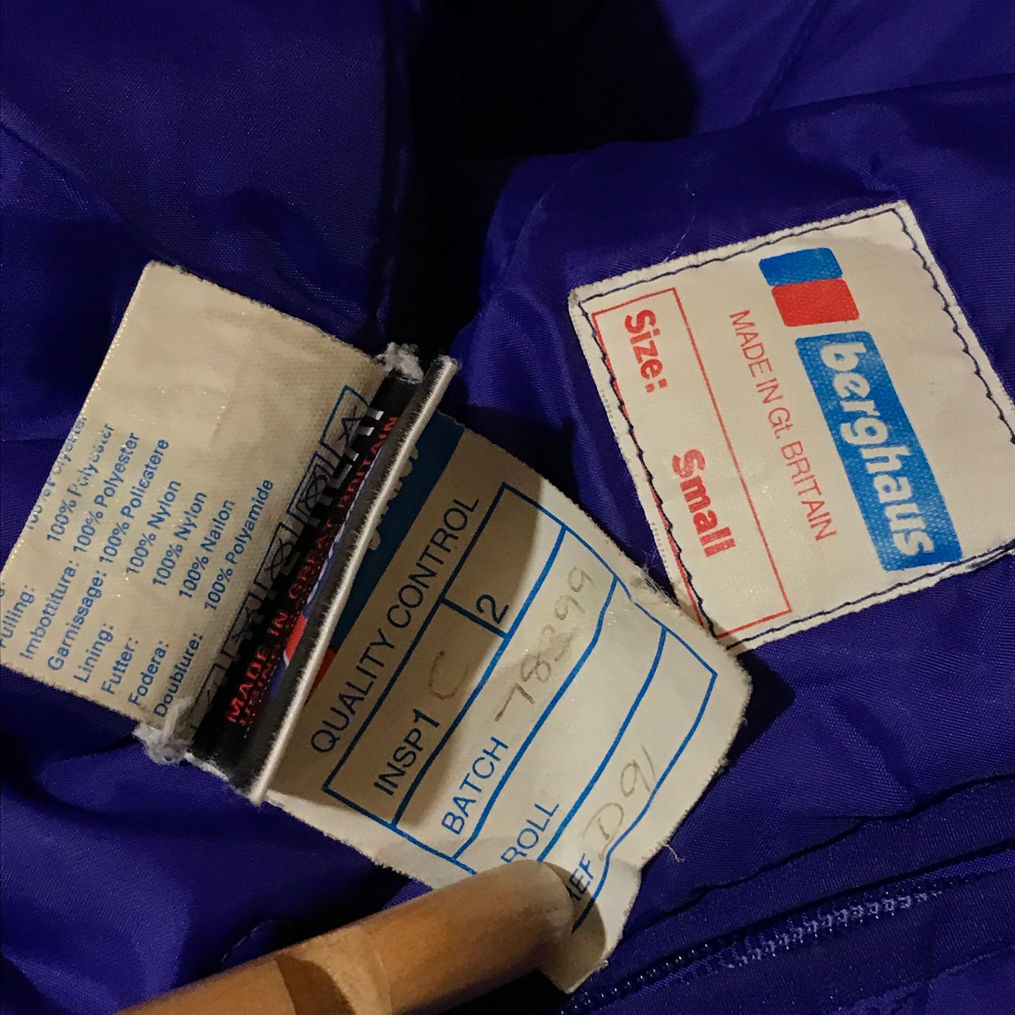 90s Berghaus Serac XP zip up parka jacket