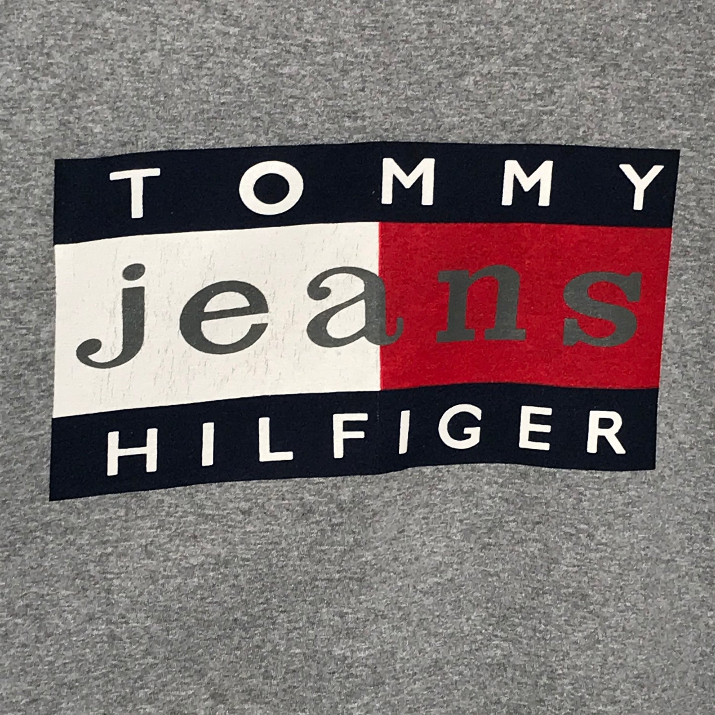 90s Tommy Hilfiger Jeans Flag Spellout t shirt