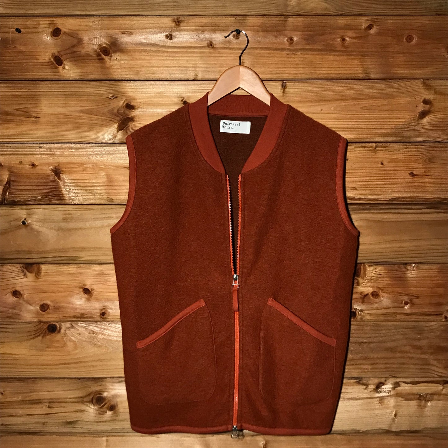 Universal Works Wool Fleece Waistcoat gilet