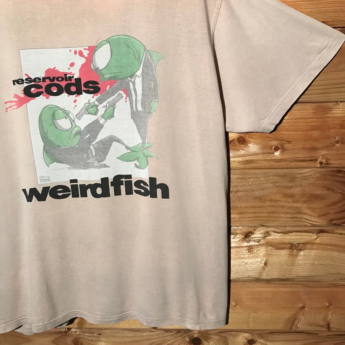 Weird Fish Reservoir Cods Movie Parody t shirt