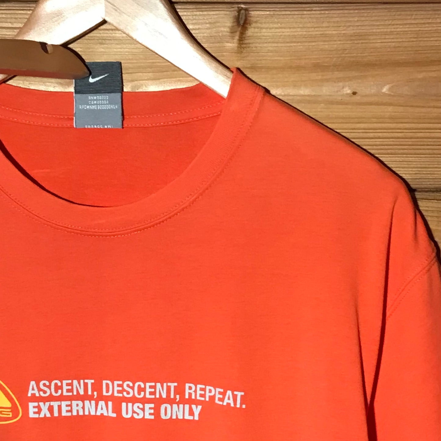 2004 Nike ACG Ascent, Descent, Repeat t shirt