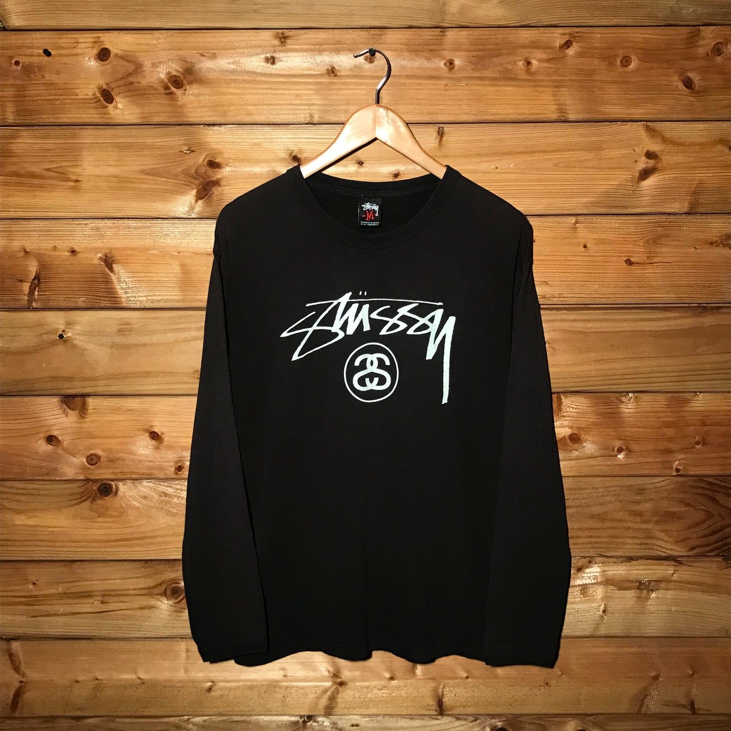 Stüssy Script and Link Logo long sleeve t shirt