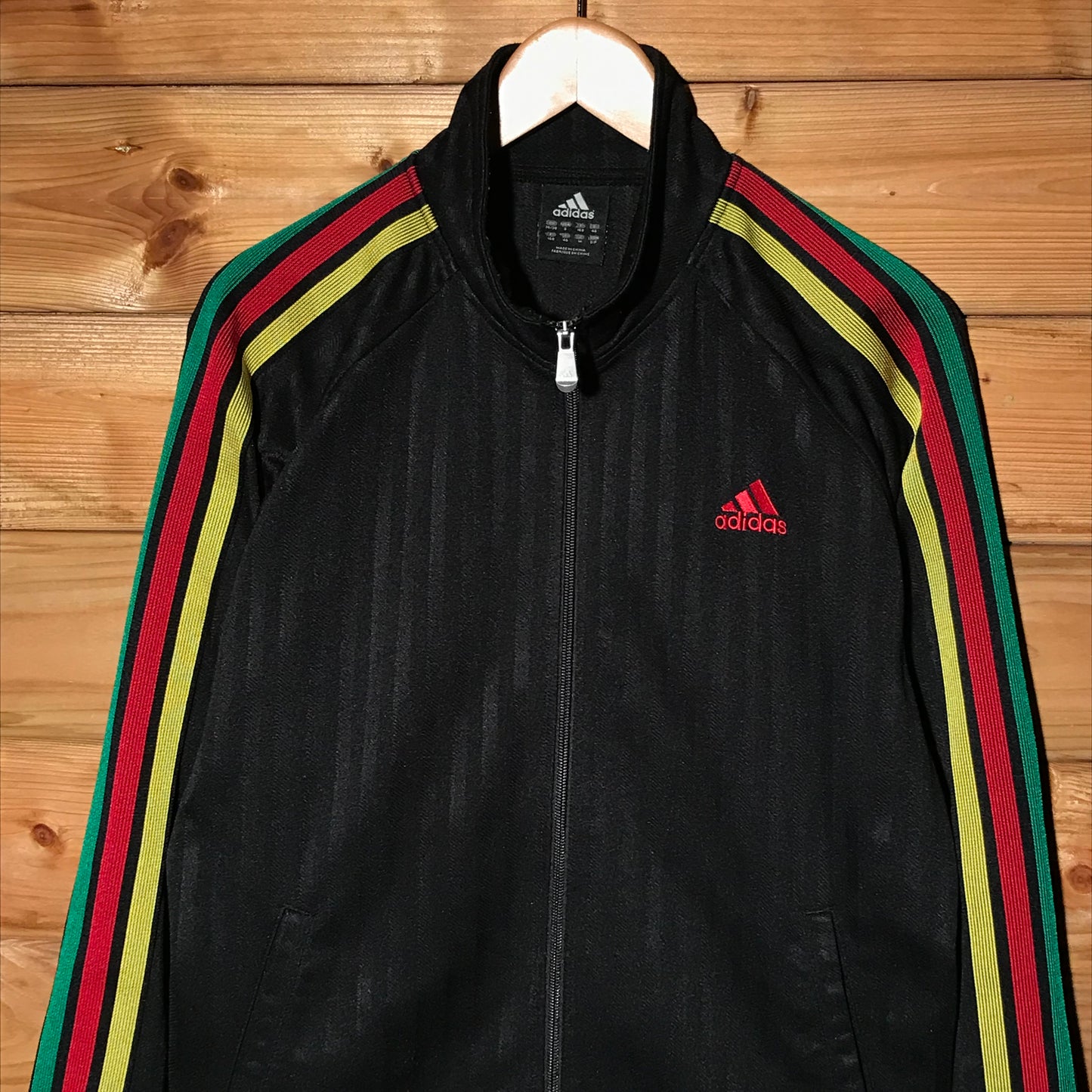 Adidas Rasta Striped track jacket