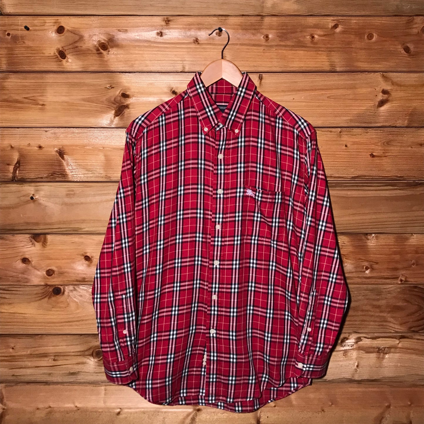 Burberry Nova Check Pattern long sleeve button up shirt