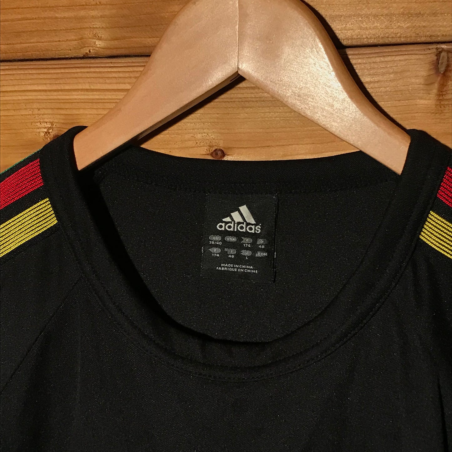 Adidas Rasta Striped long sleeve t shirt