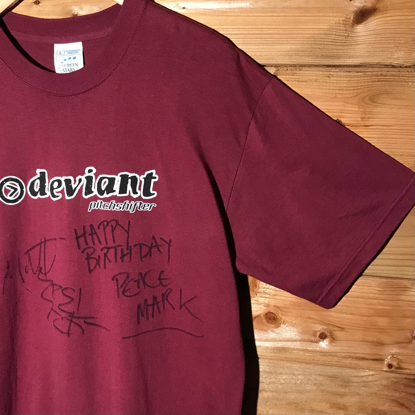 2000 Pitchshifter Deviant Tour Signed t shirt