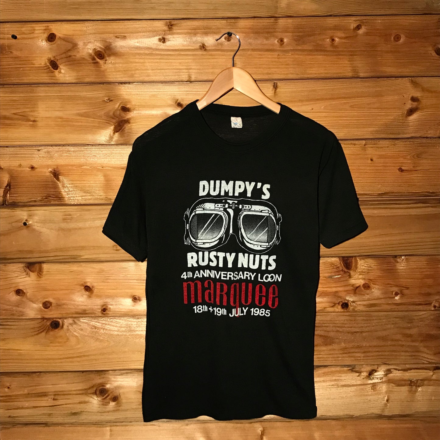 1985 Dumpy's Rusty Nuts Marquee Club London Concert t shirt