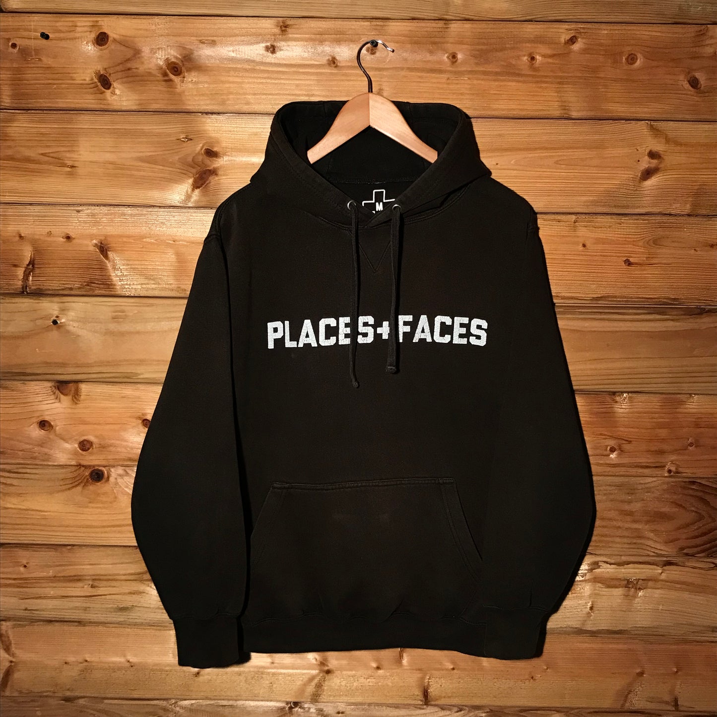 Places + Faces Centre Spellout hoodie