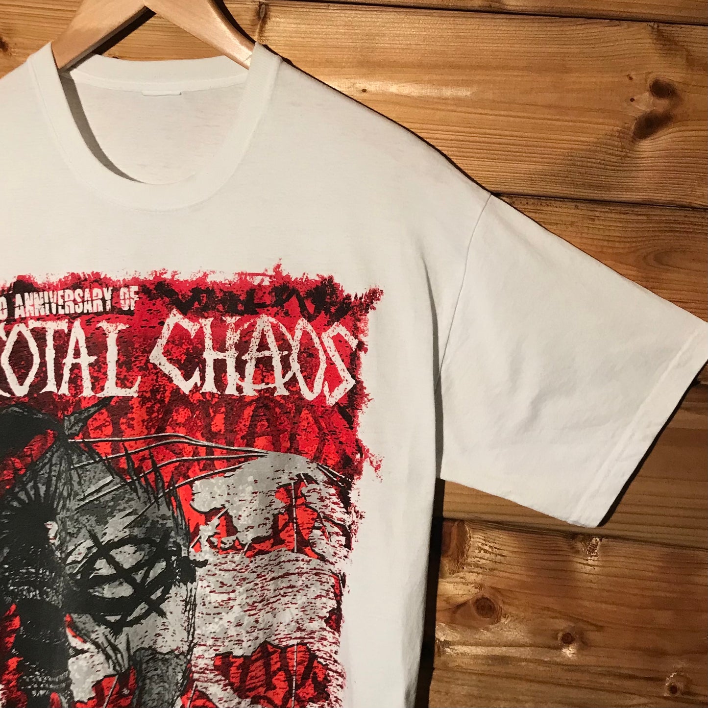 2009 Total Chaos 20th Anniversary Europe Tour t shirt