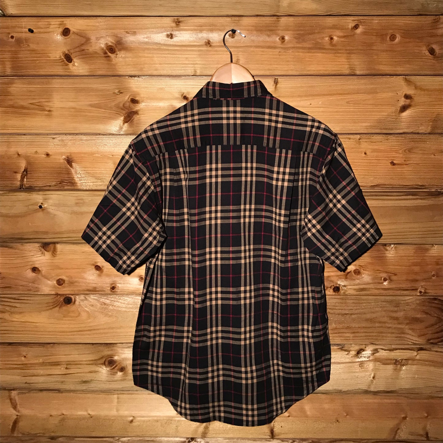 Burberry Nova Check Pattern short sleeve button up shirt