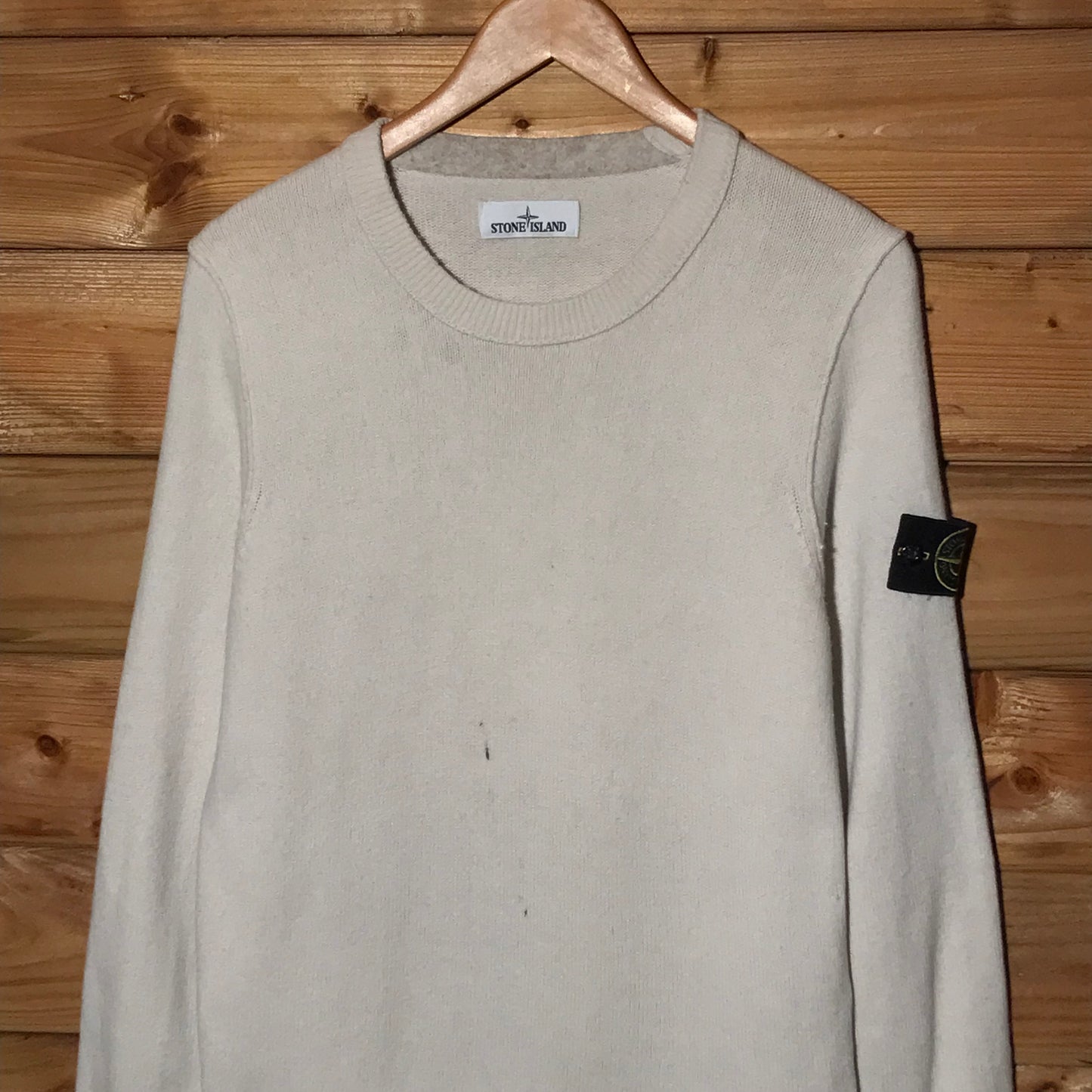 Stone Island wool knit sweatshirt