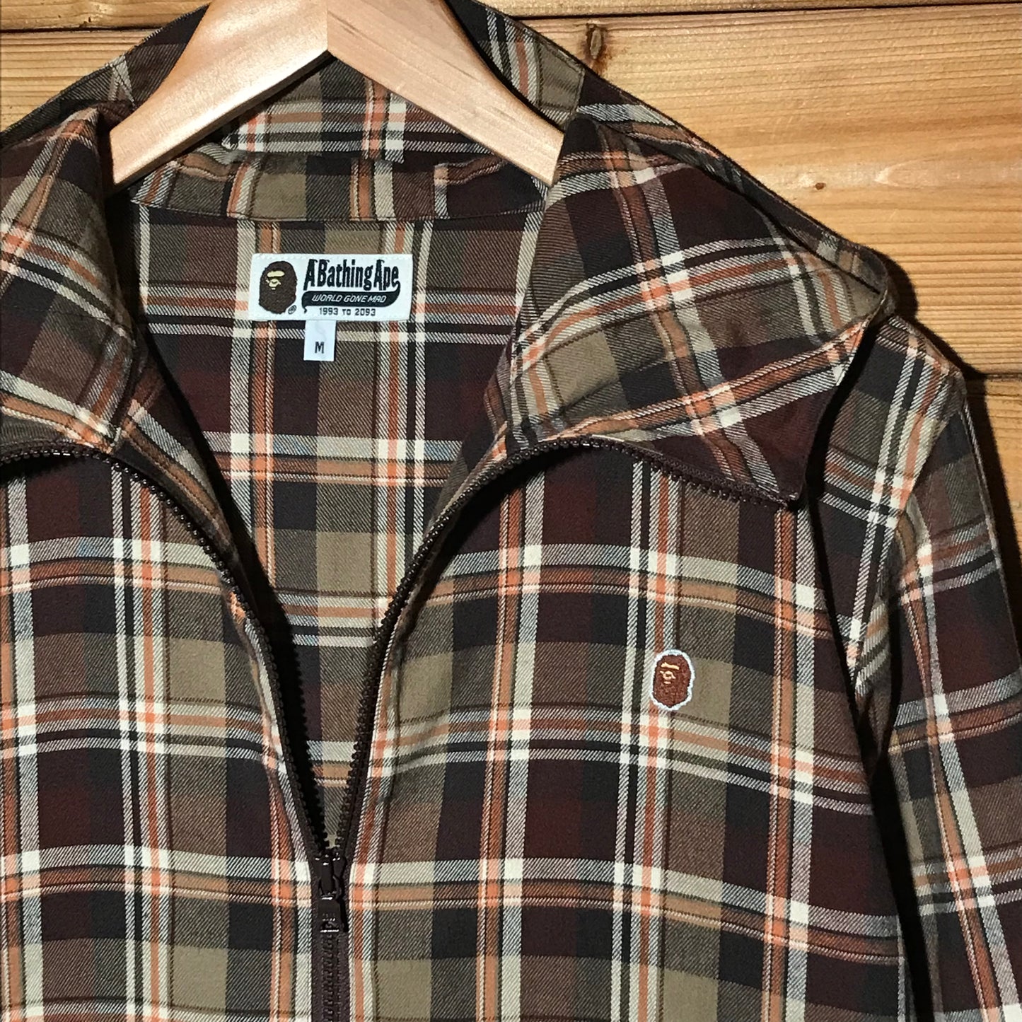 Bape, A Bathing Ape Plaid Tartan jacket